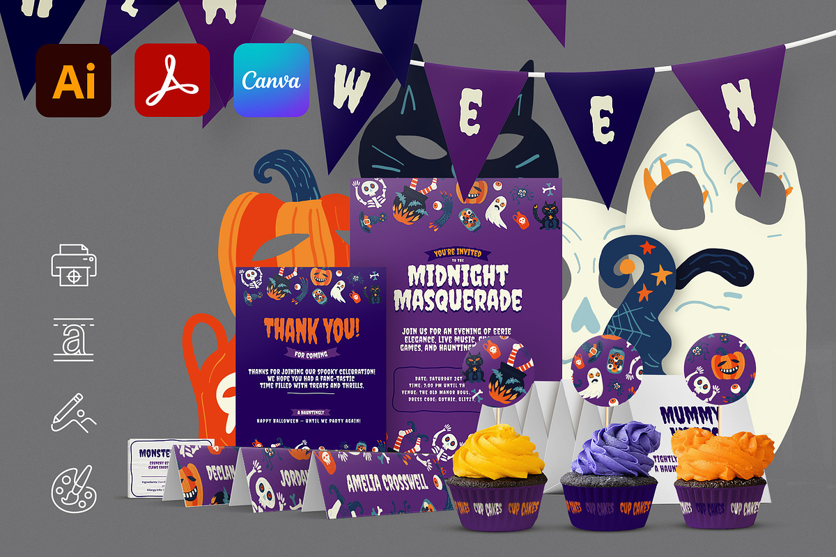 Halloween Party Pack Printables