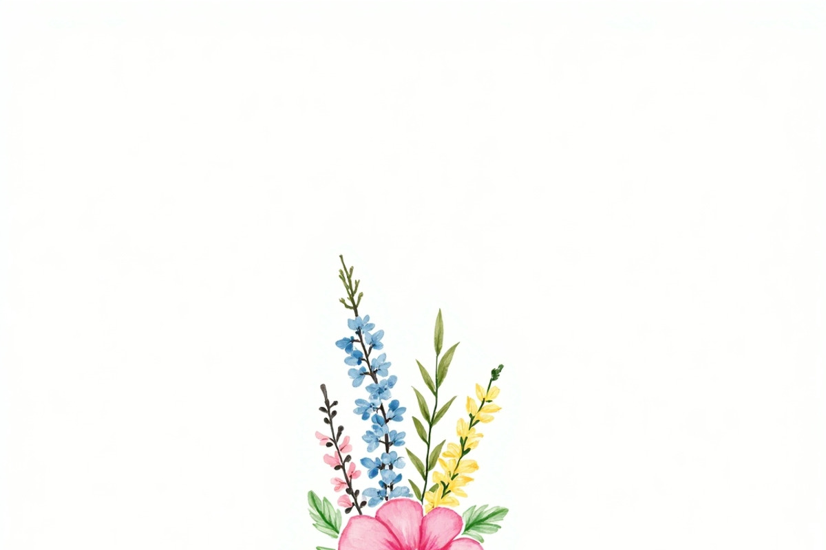 Vibrant Watercolor Floral Bouquet Bu, an Illustration by BIPLOB EXPERT (Photo 8 of 14)