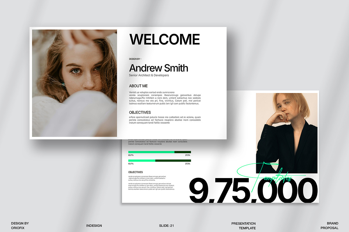Brand Proposal Presentation Template, a Presentation Template by Oriofix (Photo 3 of 9)