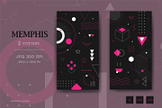 Memphis backgrounds. White and Red., a Decorative Illustration by KENO Mascots (Thumbnail 4 of 5)