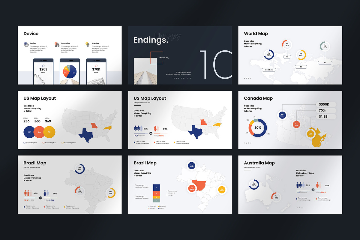 AURA | Pitch Deck Presentation, a Presentation Template by GoldenPixelStudio (Photo 25 of 28)