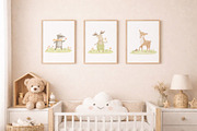 Woodland Birthday Watercolor Animals, an Animal Illustration by ElenaPlatovaArt (Thumbnail 20 of 22)