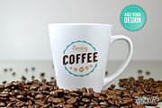 12oz Latte Mug Mockup - 1 Sided, a Cups & Container Mockup by Simply Mockups (Thumbnail 2 of 2)