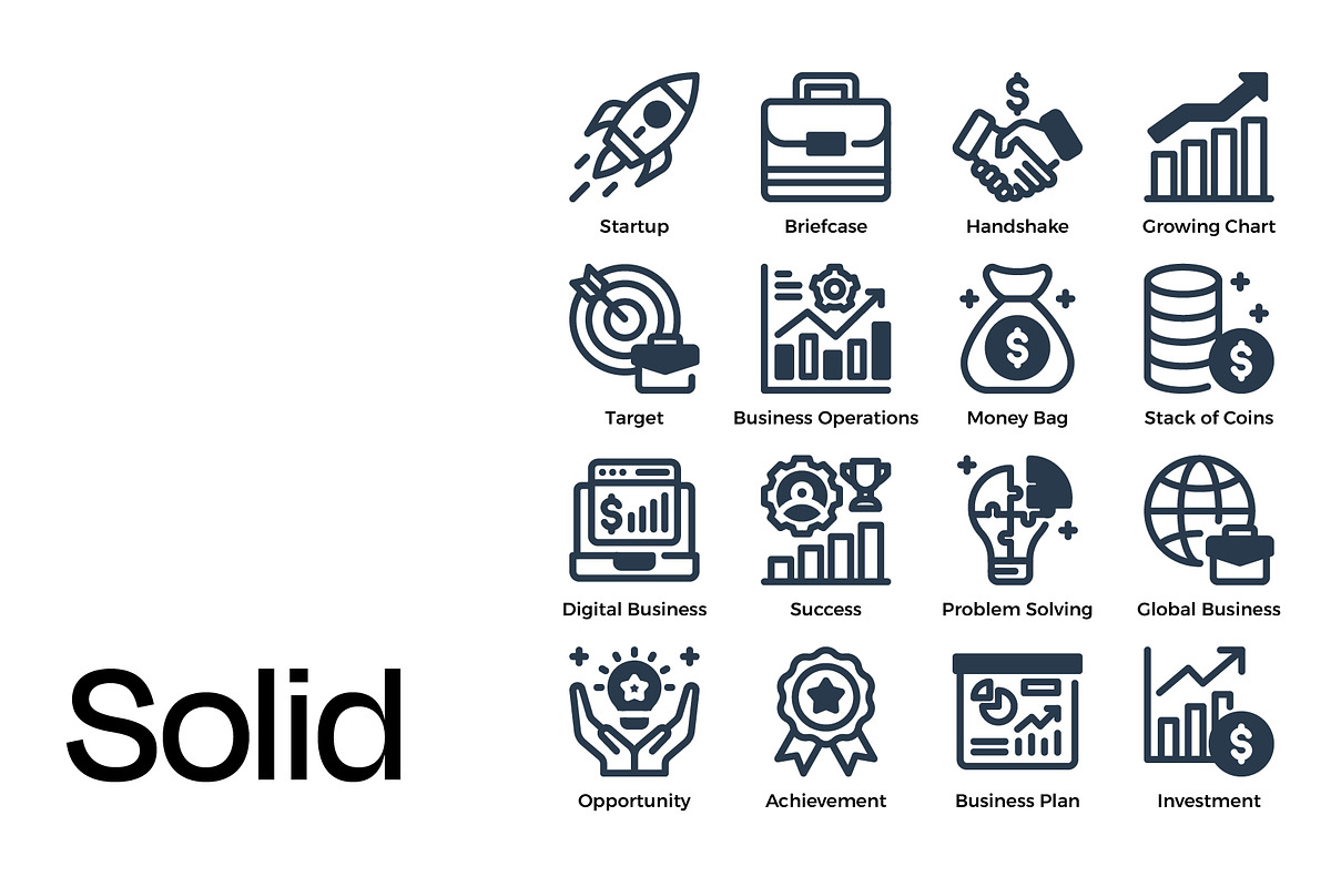 Entrepreneur Icon Set, a Duotone Icon by Eklip Studio (Photo 2 of 4)