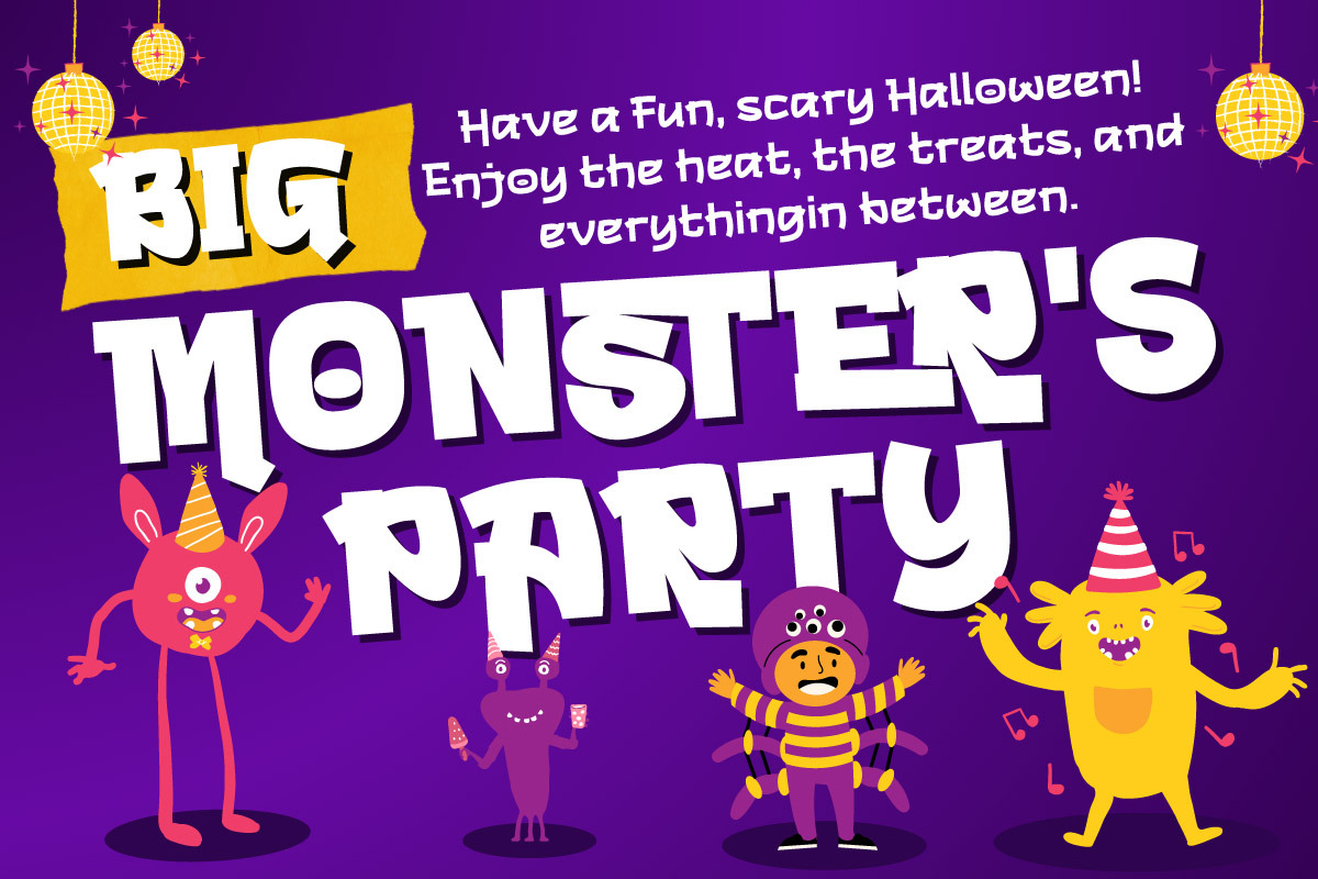 Bigmoster - Display Font, a Handwritten Font by productype1 (Photo 2 of 10)