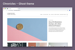 Chronicles – Ghost Theme