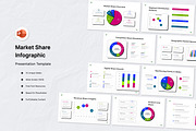 Market Share Infographic PowerPoint, a Design Template by Antstheme (Thumbnail 1 of 3)