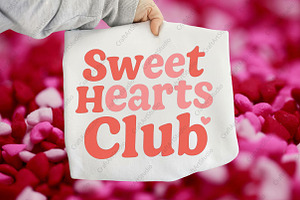 Valentine Sweet Hearts Club PNG, an Illustration by CraftArtStudio
