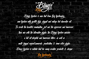 Bling bling's, a Script Font by Rvq Type Foundry (Thumbnail 3 of 7)