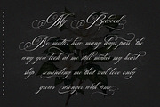 Auraliene Script Pro, a Script Font by Romiecreative (Thumbnail 11 of 12)