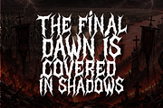 Daemon Sickness | Black Metal Font, a Blackletter Font by Denustudios (Thumbnail 6 of 12)