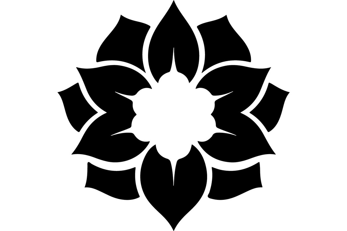 Bold Lotus Flower Silhouette, an Object Graphic by Creativeshirt (Photo 2 of 15)
