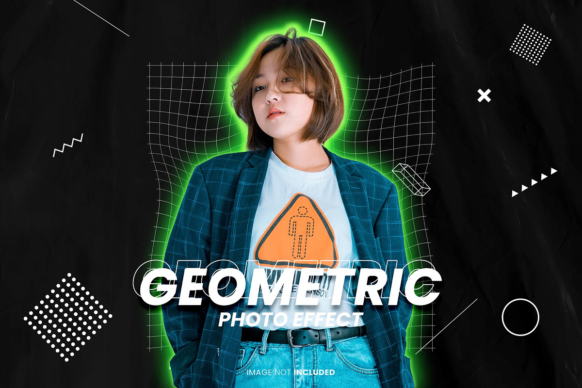Geometric Photo Effect, a Layer Style Add-On by WudelMbois Studio (Photo 1 of 3)