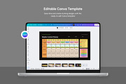 Social Media Calendar Infographic, a Work Illustration by twinstd (Thumbnail 3 of 5)