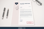 Nurse Resume, Cover L. + References, a Resume Template by HIRED Design Studio (Thumbnail 7 of 11)