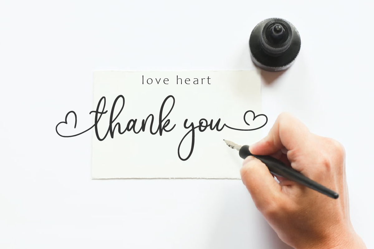 love heart, a Script Font by AMINMARIO (Photo 7 of 7)