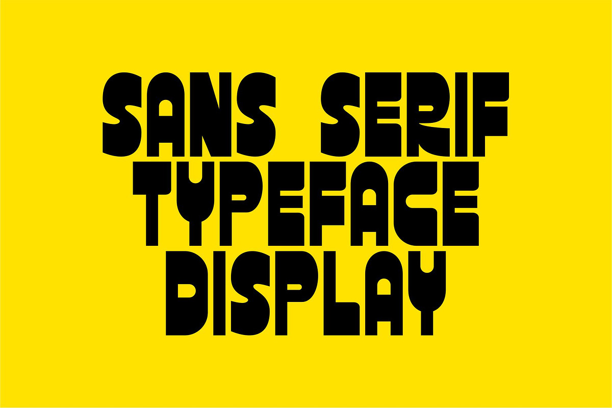Creak - Sans Serif Display Typeface, a Sans Serif Font by suhadidesign (Photo 2 of 11)