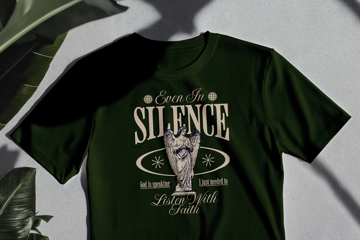 God is Speaking Digital Shirt Design, a Graphic by Vector Portal (Photo 3 of 5)
