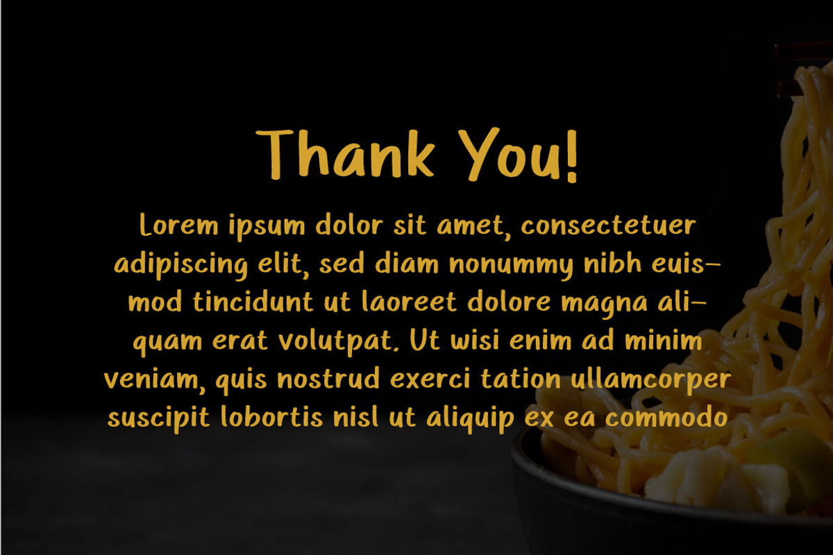 Mie Ayank - Modern Display Font, a Sans Serif Font by Mightyfire (Photo 2 of 3)