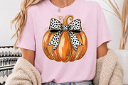 Dalmatian Dot Bow Pumpkin PNG, a Seasonal Illustration by Rose Art (Thumbnail 5 of 7)