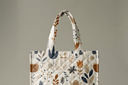 Quilted Tote Bag Mockup PSD, a Product Mockup by 1001 mockups (Thumbnail 6 of 10)