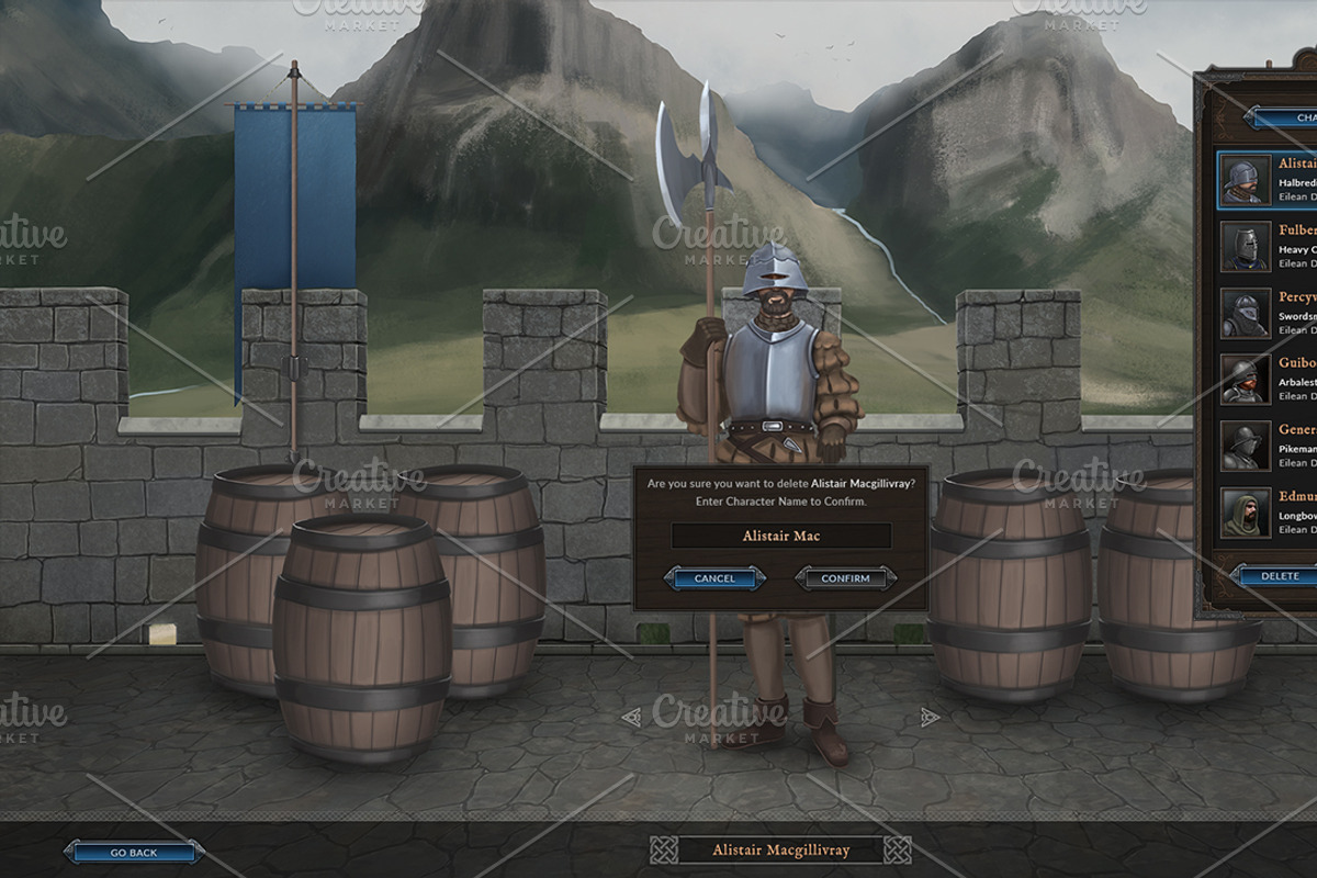Mercenary - RPG User Interface, a Graphic by Kodiak Graphics (Photo 12 of 14)