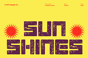 CS Belper Stamp, a Sans Serif Font by Craft Supply Co. (Thumbnail 4 of 8)