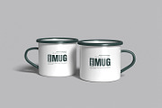 Enamel Mug Mockup, a Product Mockup by ZifaraDesign (Thumbnail 2 of 5)