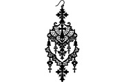 Ornamental Earring SVG Bundle, an Object Graphic by Designer_Momina (Thumbnail 20 of 20)