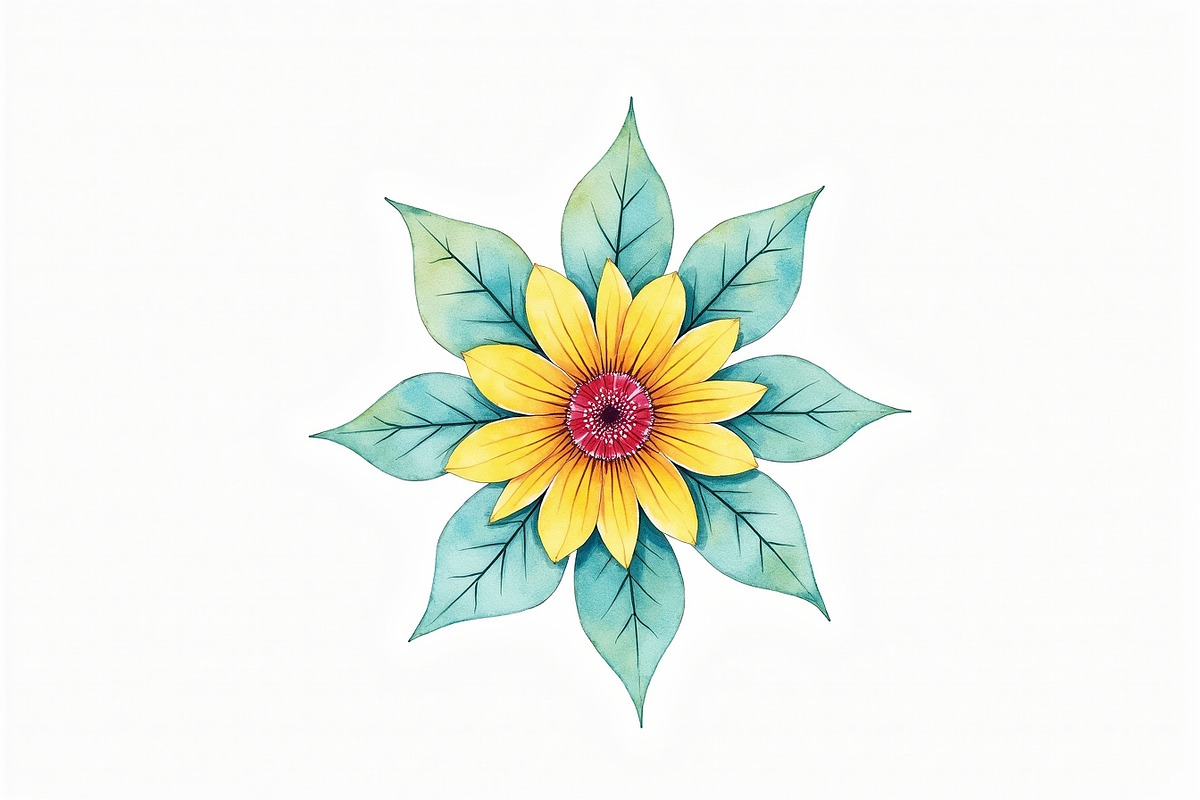 Retro Groovy Flowers Bundle, an Illustration by Amazin_art (Photo 3 of 11)