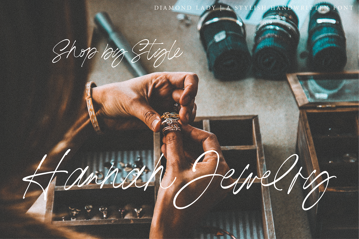 Diamond Lady – Handwritten Font, a Script Font by RedyStudio (Photo 8 of 10)