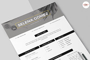 Modern 1 Page Resume Template, a Resume Template by Emaholic Template (Thumbnail 5 of 5)