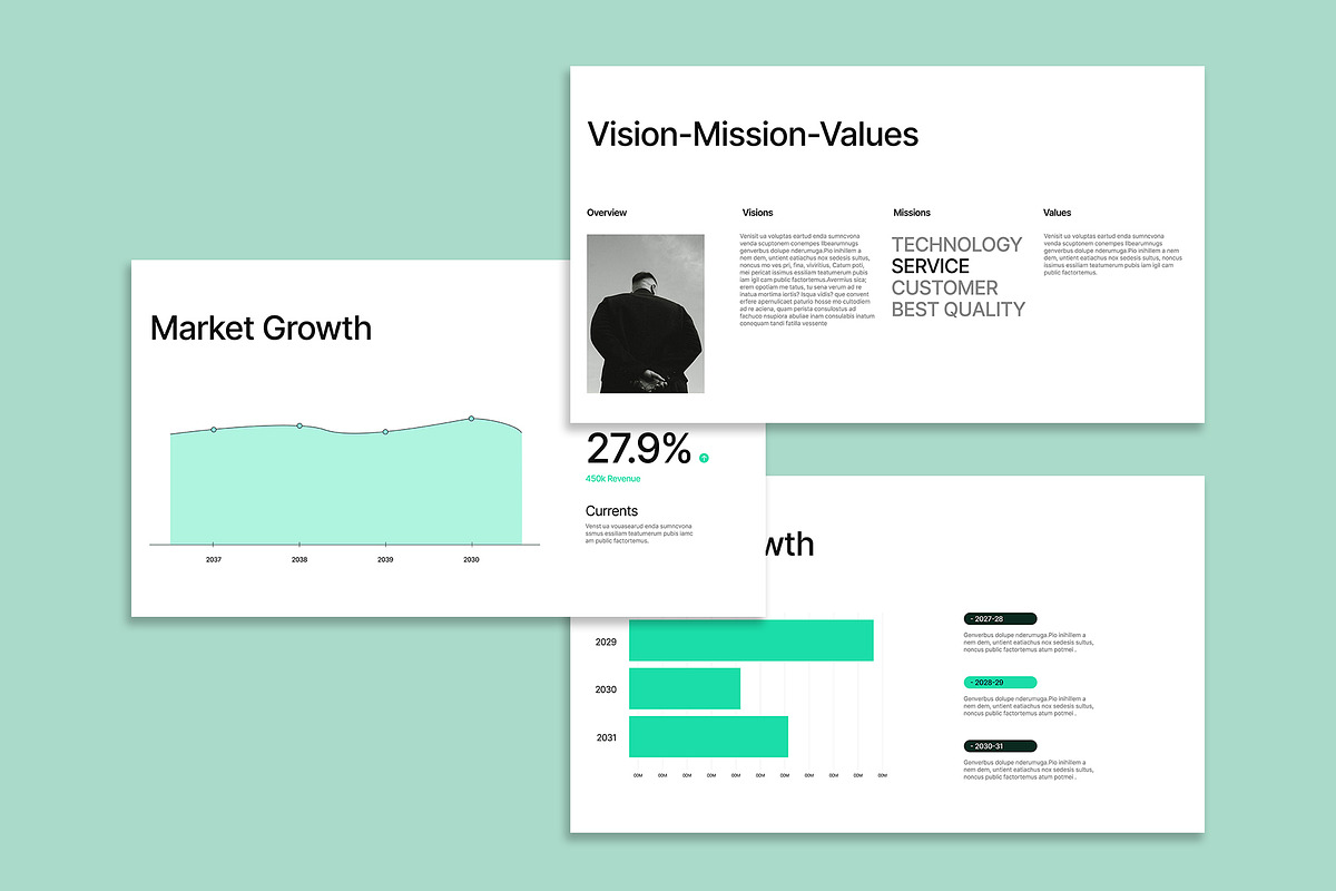 Startup Business Pitch Deck Template, a Presentation Template by Templeste (Photo 5 of 6)