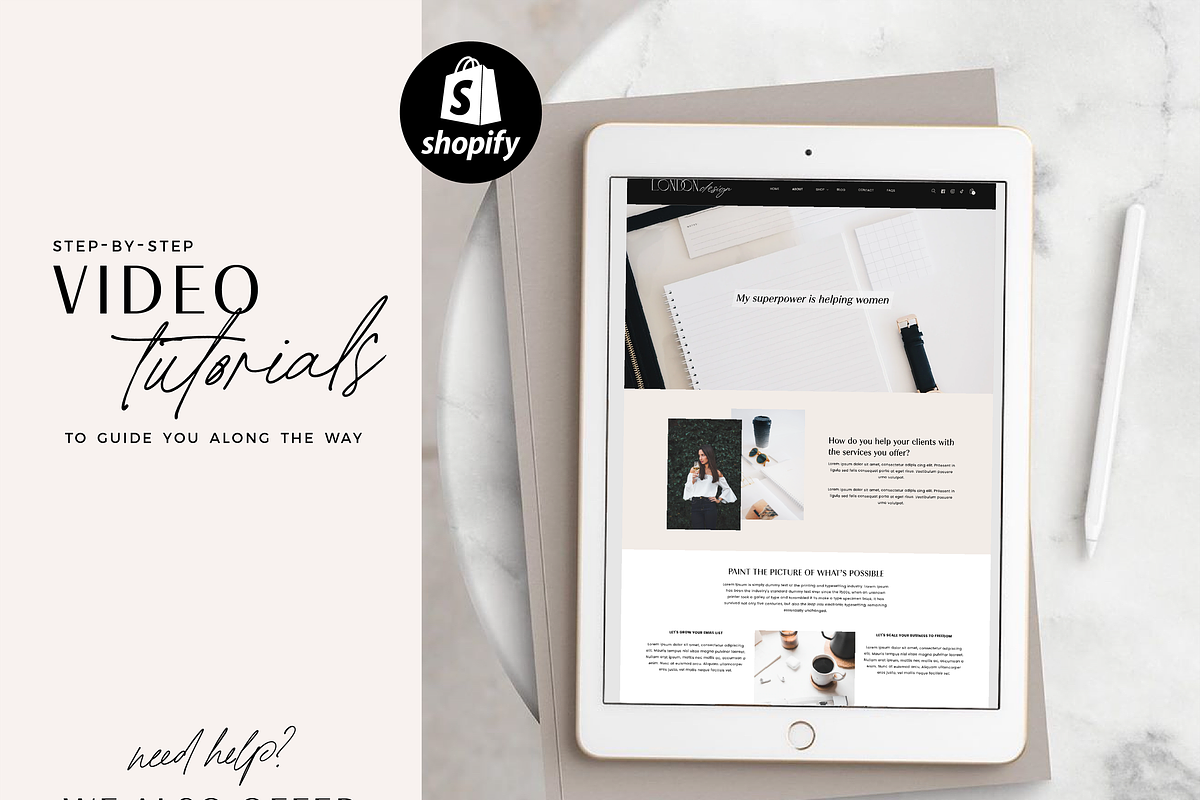 Modern Minimal Luxe Shopify Theme, a Shopify Template by Macarons and Mimosas (Photo 7 of 10)