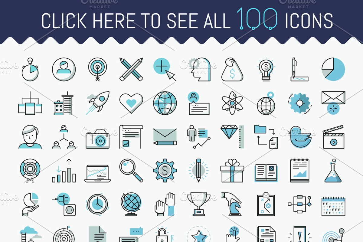 Ultimate Thin Line Infographics, a Presentation Template by Andrew Kras Design (Photo 7 of 10)