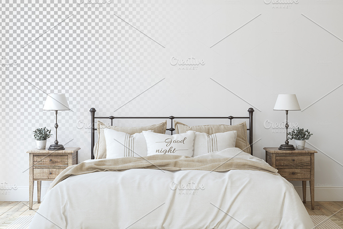 MODERN FARMHOUSE Wall&Frame Mockups, a Poster Template by MyHomeMockups (Photo 9 of 12)