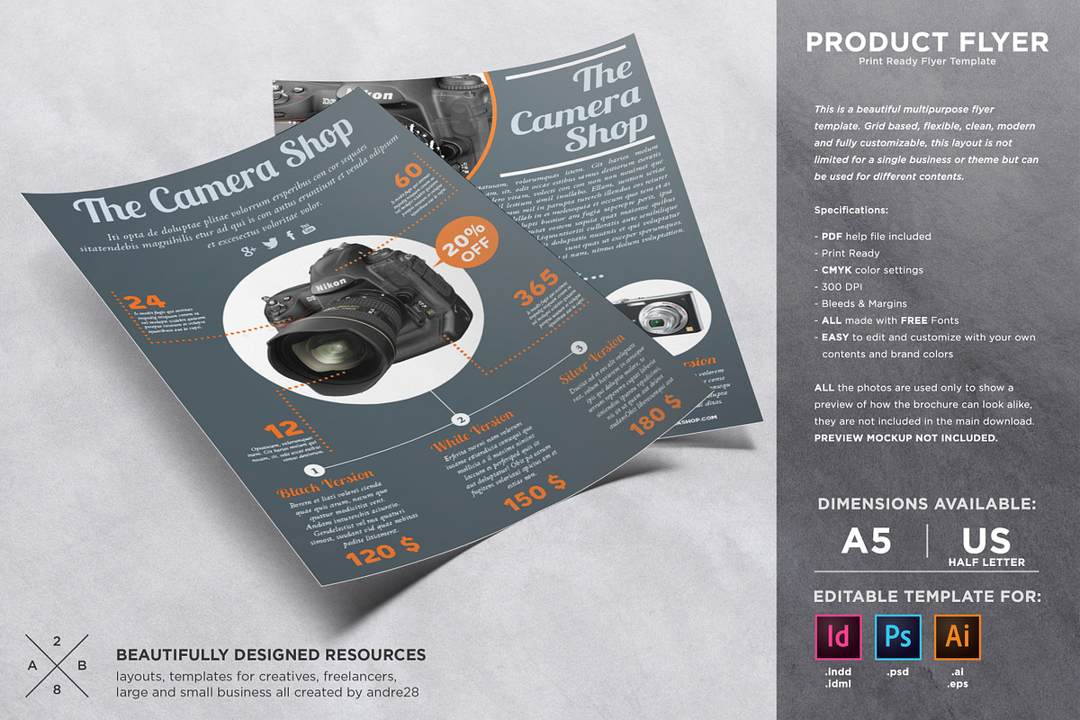 Shopping Flyer Template, a Flyer Template by Andre28