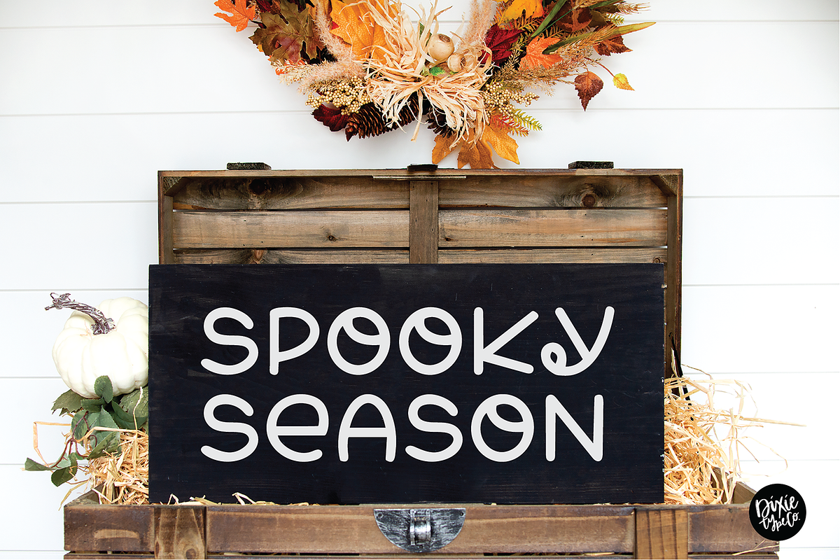 STRAIGHT SCARY Halloween Font, a Sans Serif Font by Blush Font Co. (Photo 6 of 7)