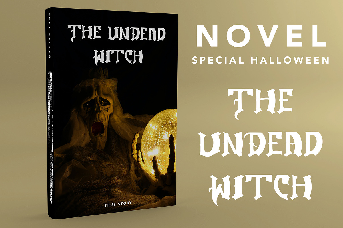 Spooky Night - Halloween Display, a Handwritten Font by Arendxstudio (Photo 5 of 9)