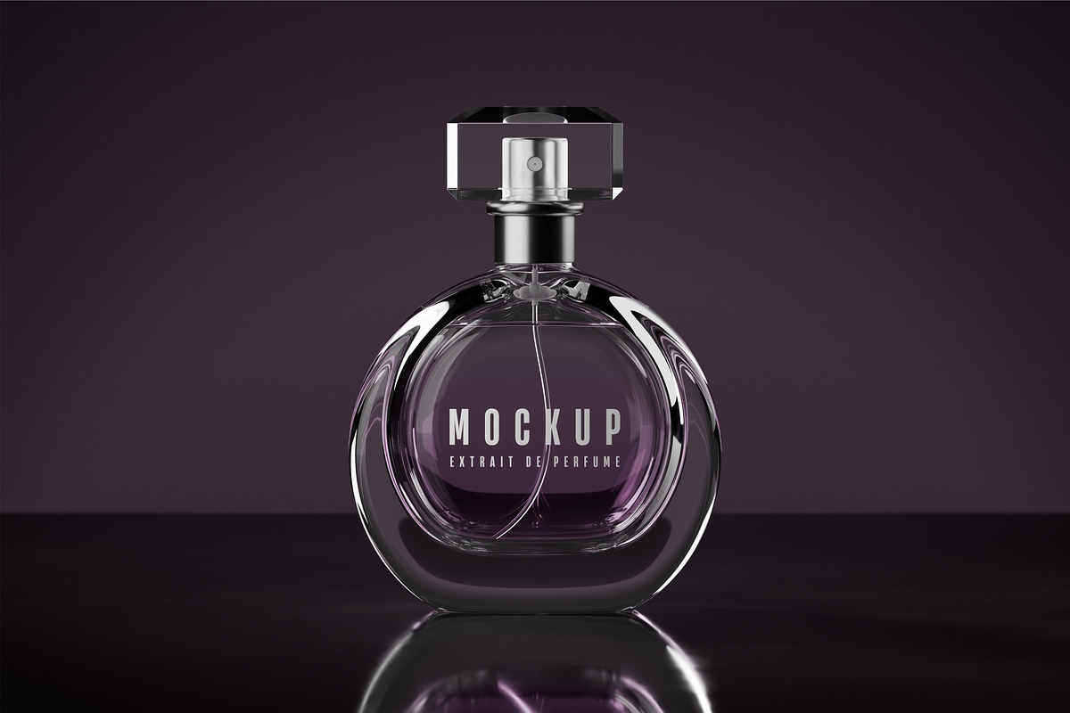 Perfume Bottle Mockup, a Cups & Container Mockup by Artnivora.Std (Photo 1 of 3)