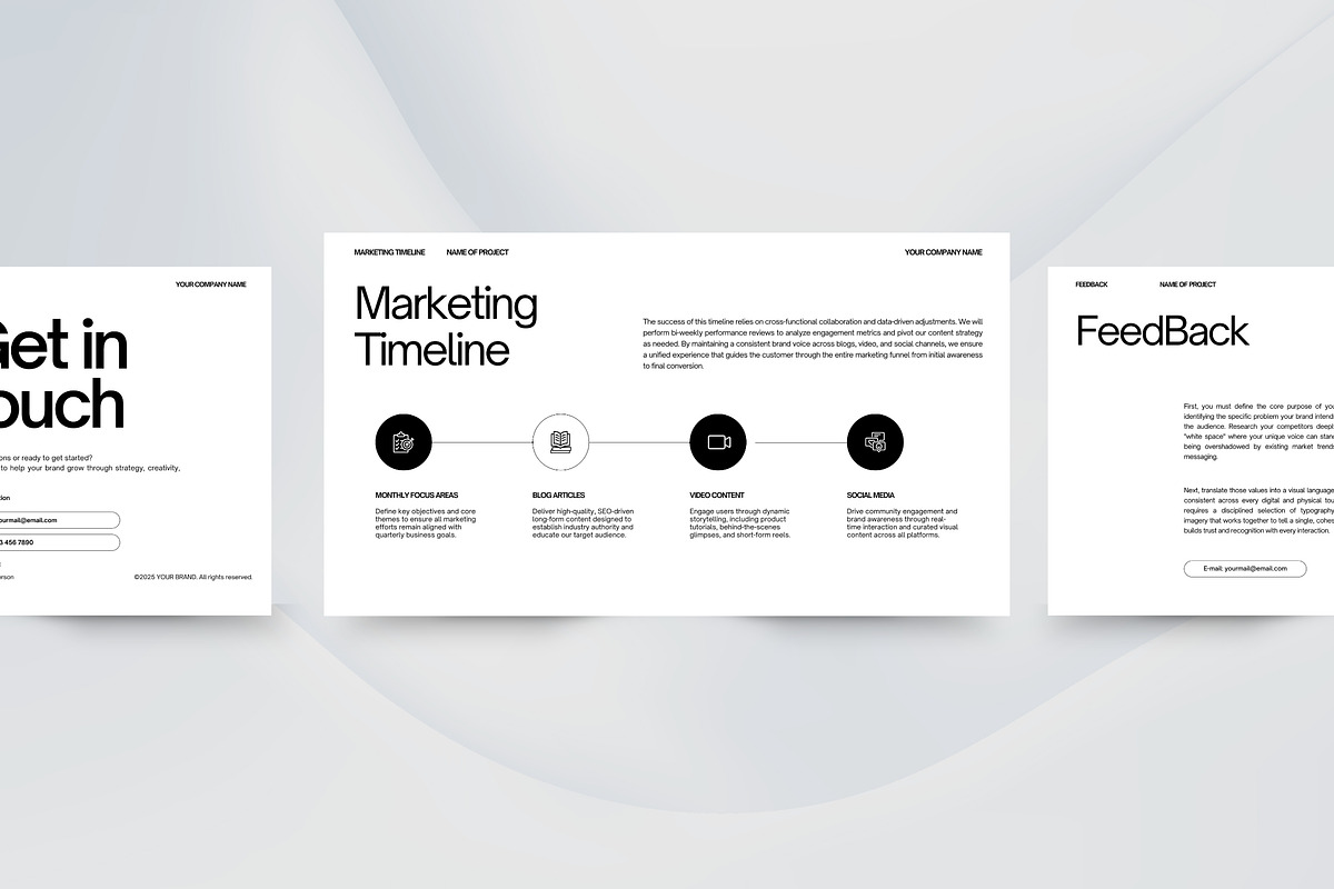 Minimalist Marketing Pitch Deck, a Presentation Template by Pani Temp. (Photo 9 of 14)