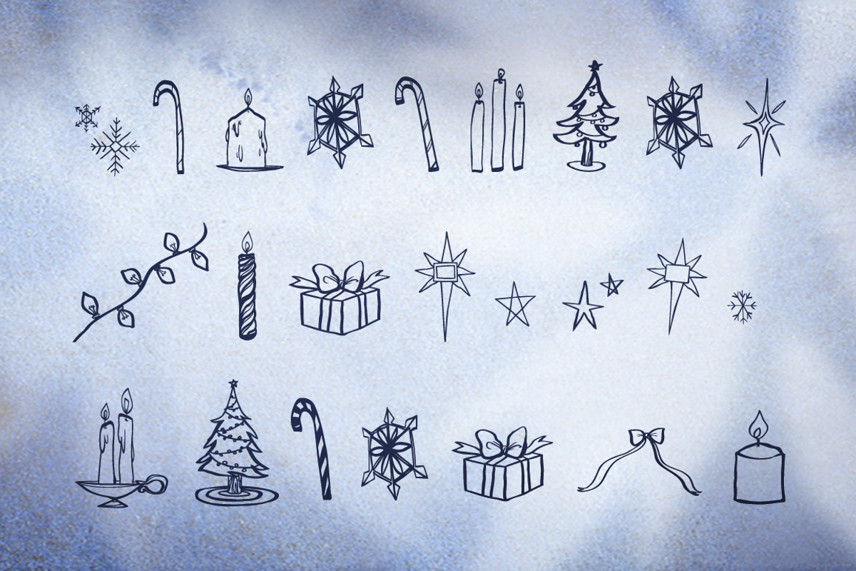 Blue Goblet Christmas Ornaments preview 4