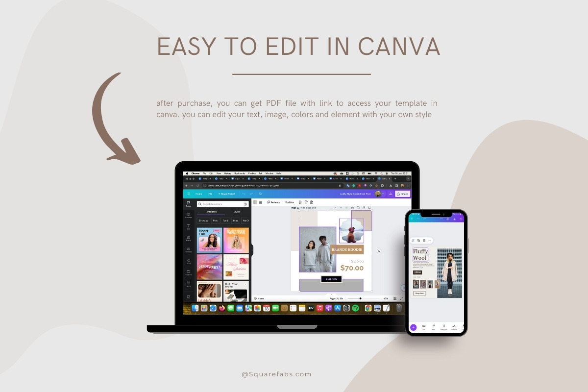 200+ Fashion Style Templates, a Social Media Template by ResumeFabs (Photo 6 of 6)