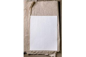 Blank Paper On Rustic Craft, a Business Photo by Natasha Breen