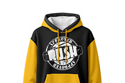 Unisex Hoodie Mockup Front & Back, a Hoody Mockup by Pixel Foundry (Thumbnail 4 of 5)