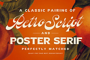 Peach Sangria Font Duo, a Script Font by Sam Parrett (Thumbnail 4 of 13)