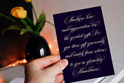 Brongham Script, a Script Font by Has_rizal (Thumbnail 4 of 13)