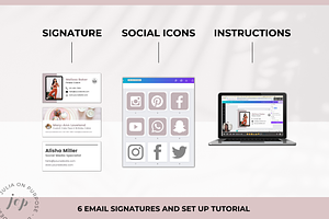 Email Signature Canva Template