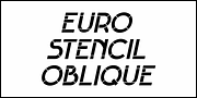 Euro Stencil JNL, a Font by Jeff Levine Fonts (Thumbnail 4 of 5)