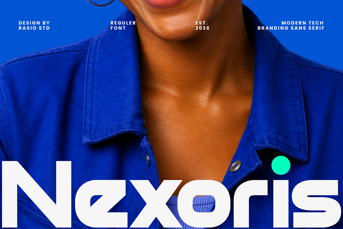 Nexoris Modern Branding Sans Font, a Sans Serif Font by Rasio Studio (Photo 1 of 9)